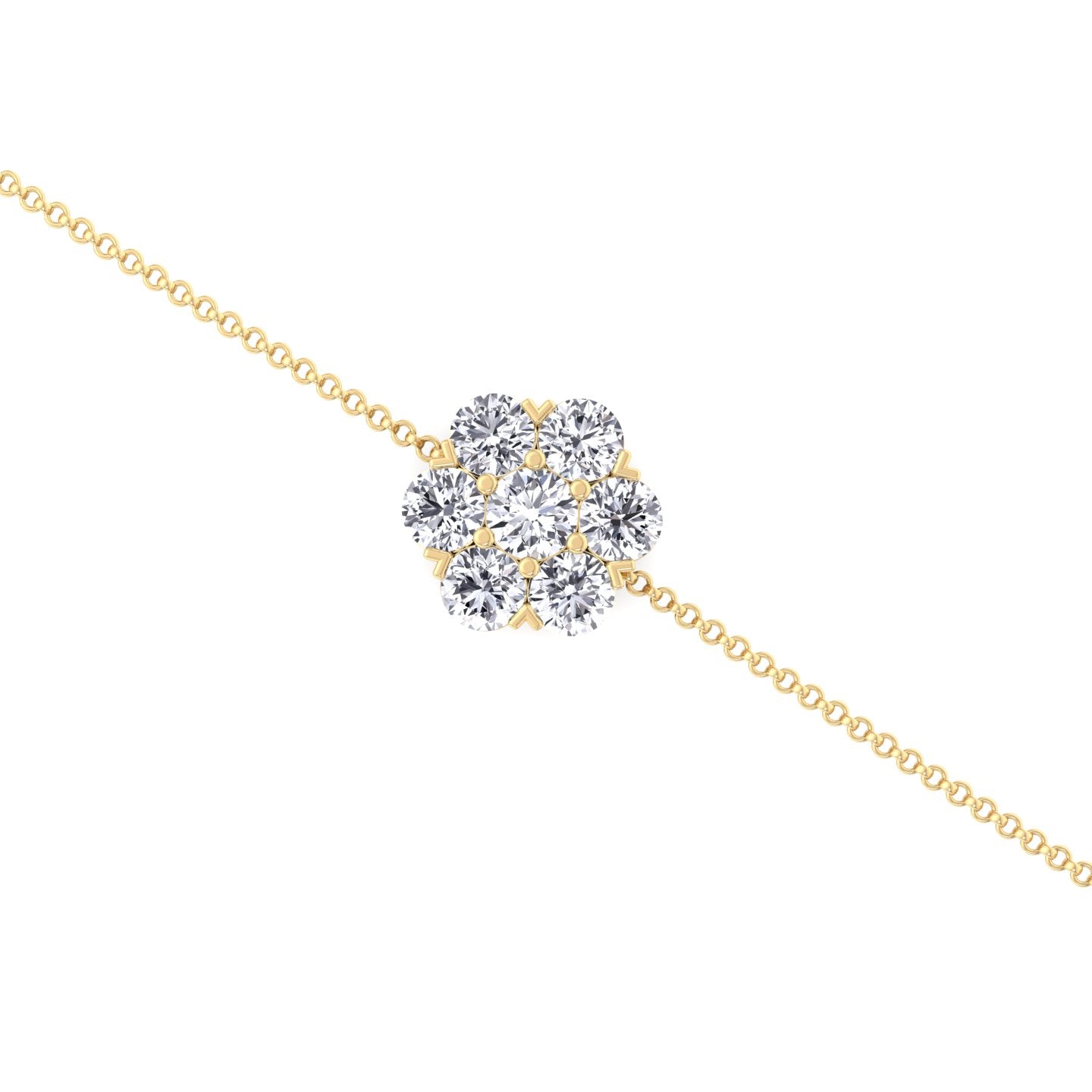 diamond-cluster-flower-rolo-bracelet-in-18k-yellow-gold