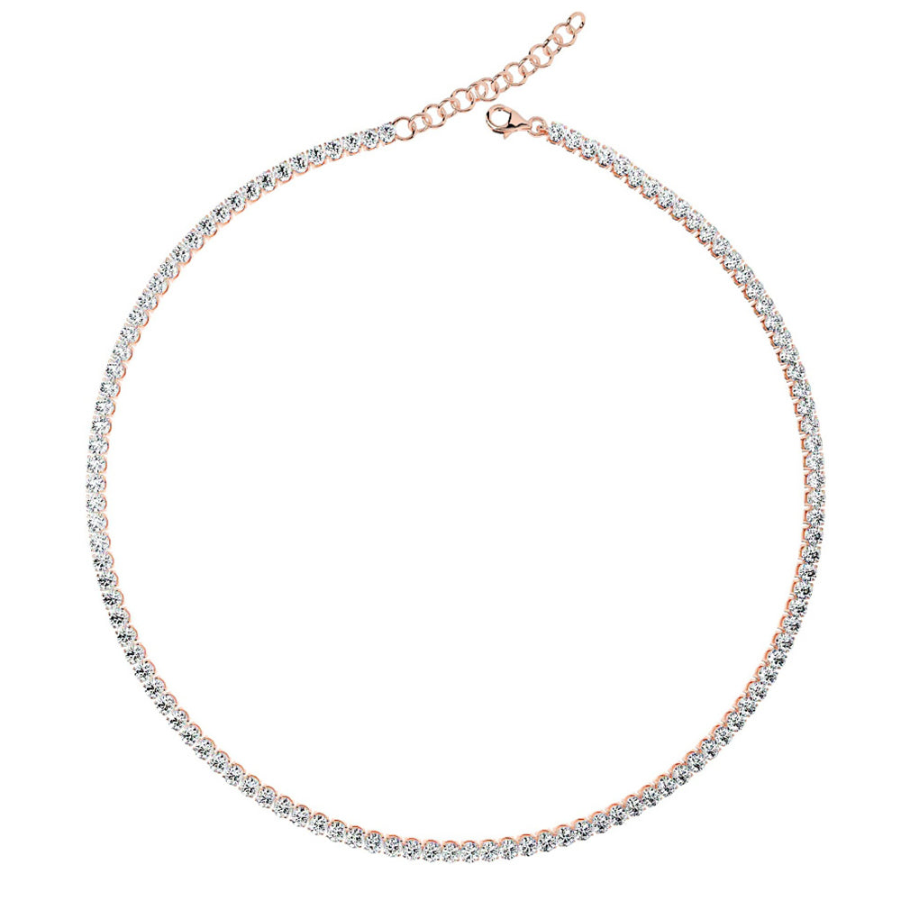 adjustable-diamond-tennis-necklace-set-in-14k-rose-gold-4-prong-setting