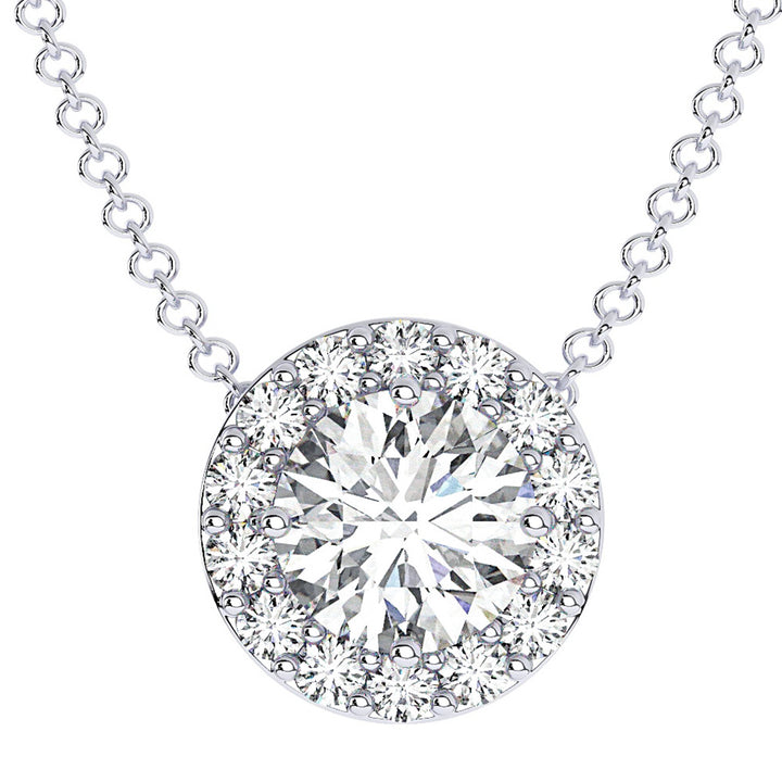  Round-Halo-Diamond-Pendant-Necklace-in-white-gold