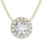  Round-Halo-Diamond-Pendant-Necklace-in-yellow-gold