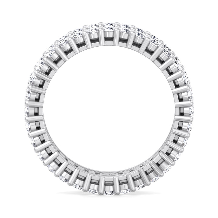 Exclusive Round & Baguette Natural Diamond Ring, White