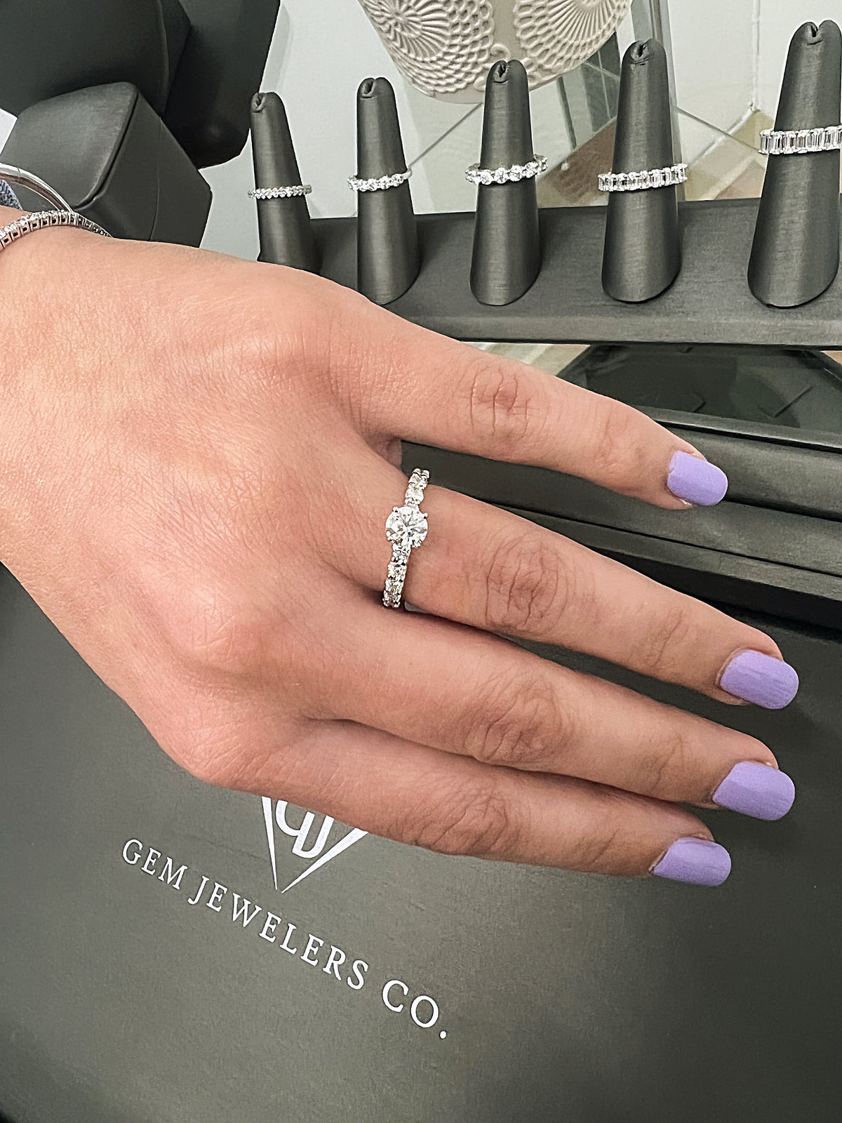  2-carat-round-cut-diamond-eternity-style-engagement-ring-in-solid-white-gold