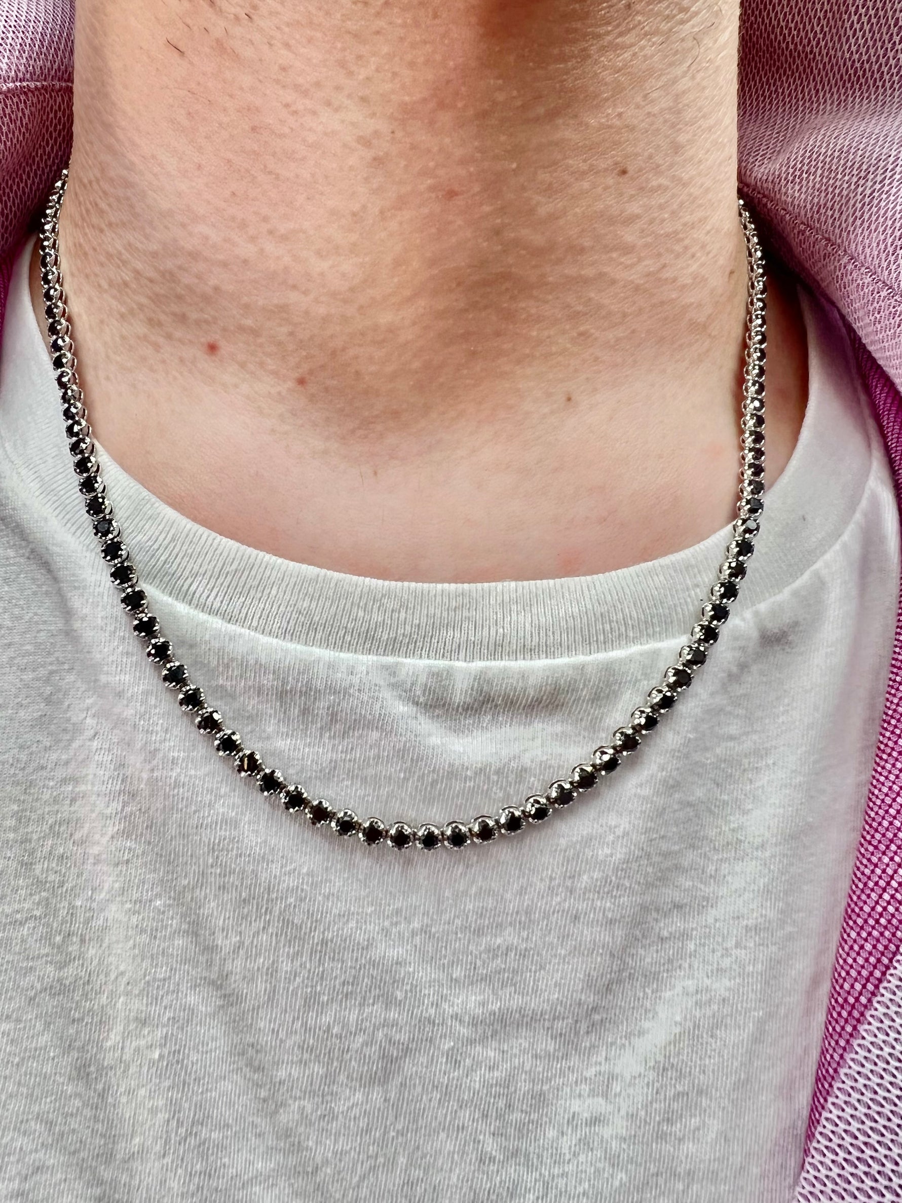 15-carat-black-diamond-tennis-necklace-in-14k-yellow-gold-for-both-women-and-men