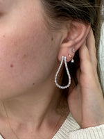 Macha - 2.40CT Teardrop Shape Diamond Fashion Earrings - Gem Jewelers Co