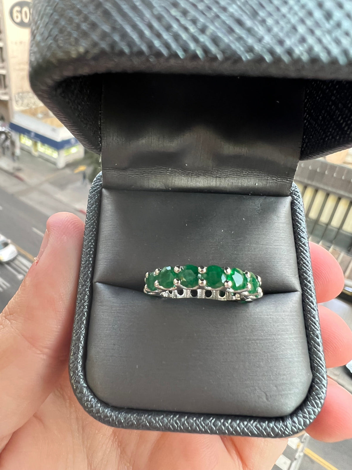  4-ct-round-green-emerald-eternity-band-14k-white-gold