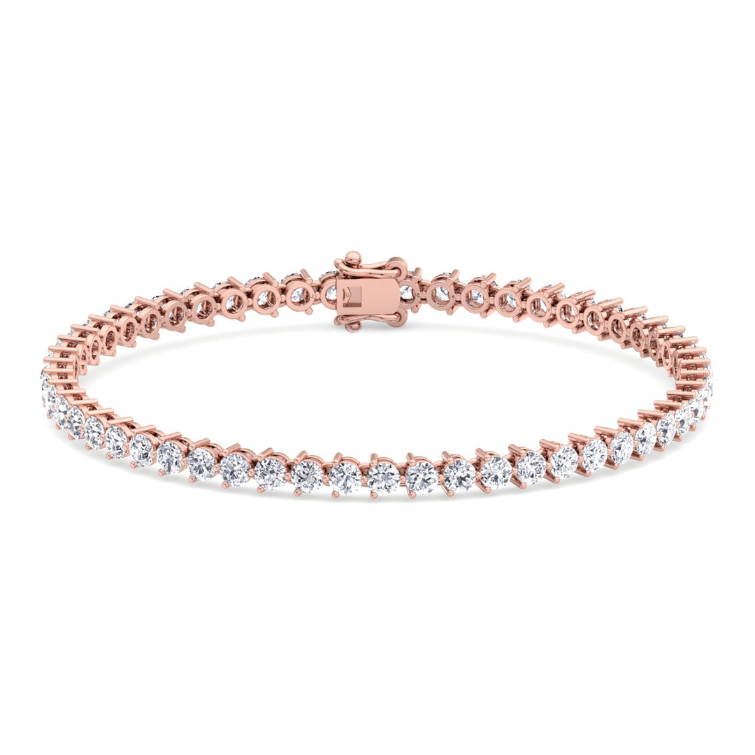 3-prong-martini-style-diamond-tennis-bracelet-in-rose-gold