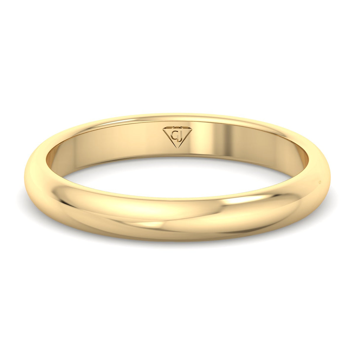 Kolt - Unisex 3mm Gold Band - Gem Jewelers Co