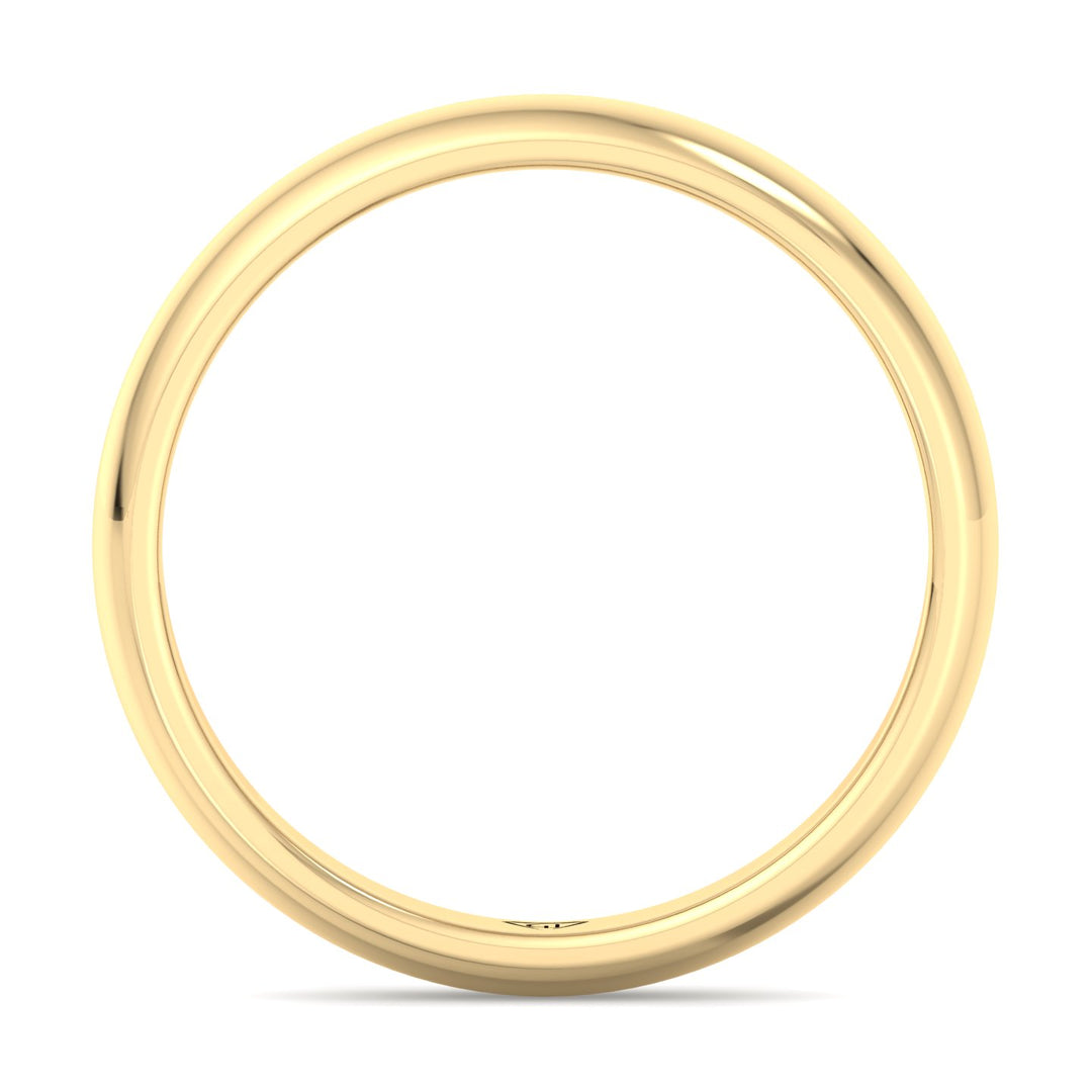Kolt - Unisex 3mm Gold Band - Gem Jewelers Co