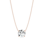 Classic-Round-Diamond-Pendant-in-rose-gold