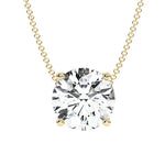 Classic-Round-Diamond-Pendant-in-yellow-gold