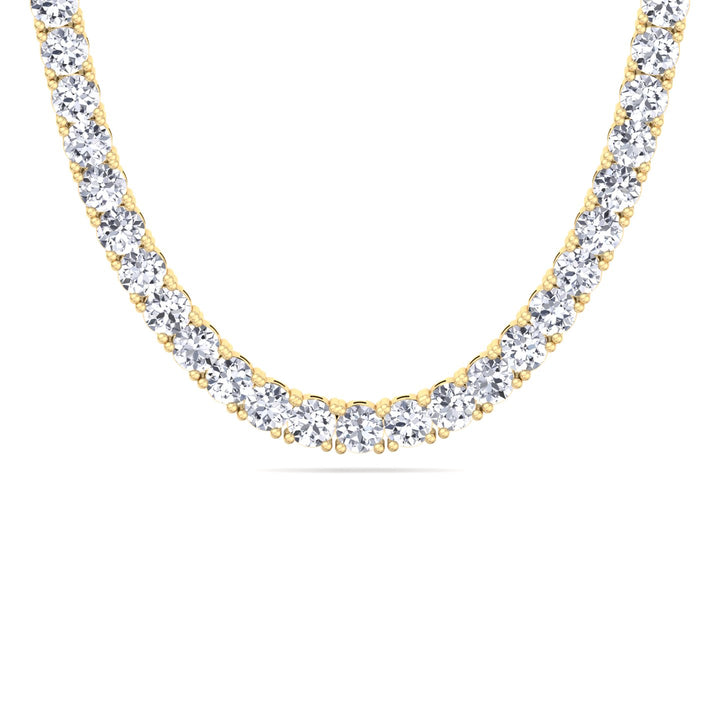 Meyul - 12 Carat Men's Diamond Tennis Necklace Chain