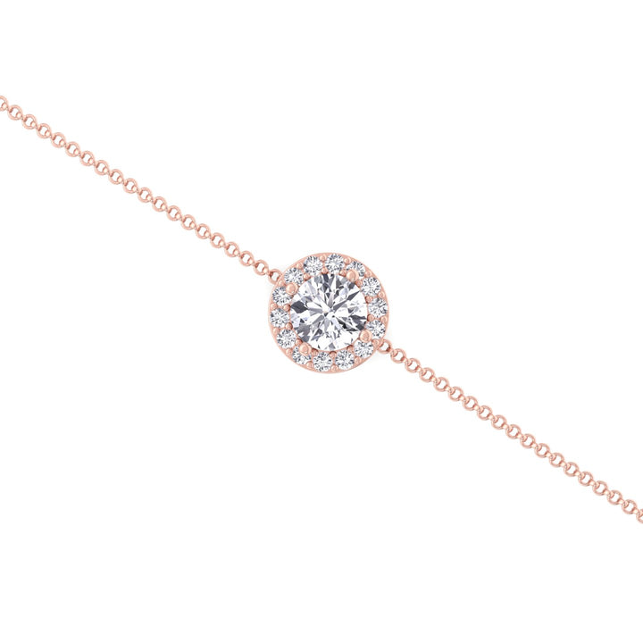round-cut-halo-diamond-rolo-bracelet-in-18k-rose-gold