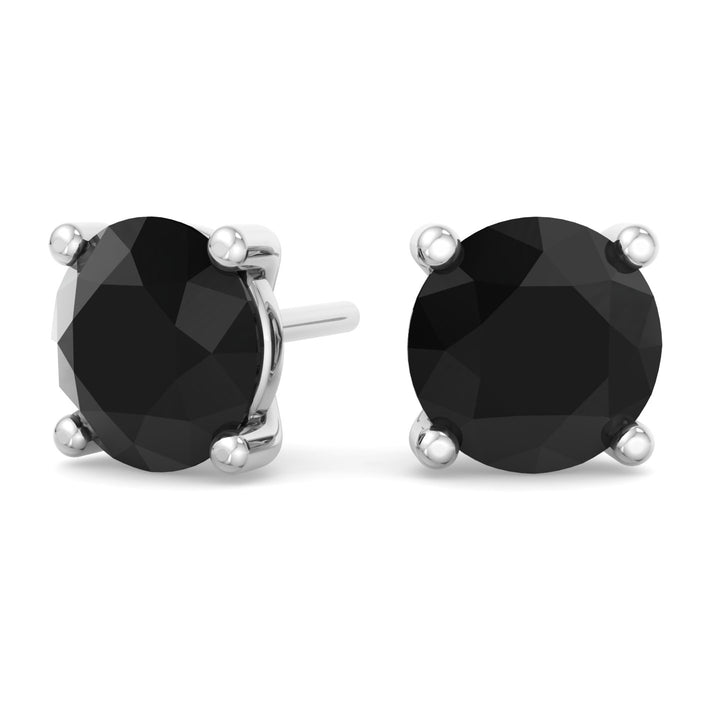 round-black-diamond-studs
