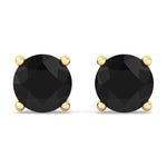 black-diamond-studs-in-yellow-gold