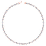 alternating-size-diamond-tennis-necklace-crown-prong-setting-in-solid-rose-gold