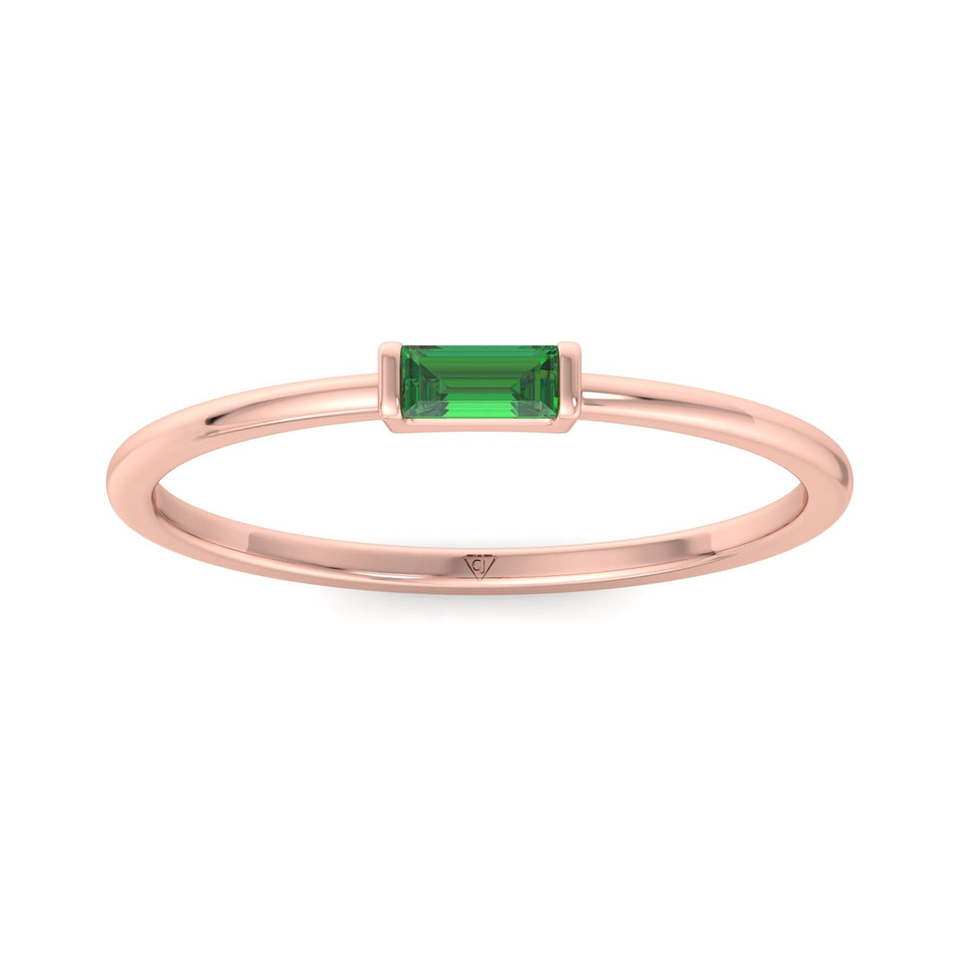 dainty-green-emerald-baguette-solitaire-stackable-ring-solid-rose-gold-band