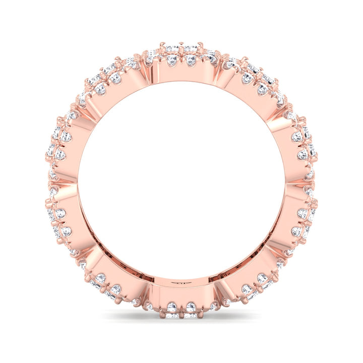 baguette-and-round-cut-cluster-diamond-eternity-band-solid-rose-gold-band