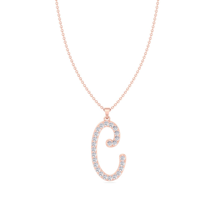 custom-diamond-initial-pendant-necklace-in-rose-gold