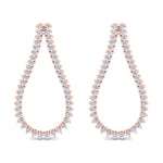 Macha - 2.40CT Teardrop Shape Diamond Fashion Earrings - Gem Jewelers Co