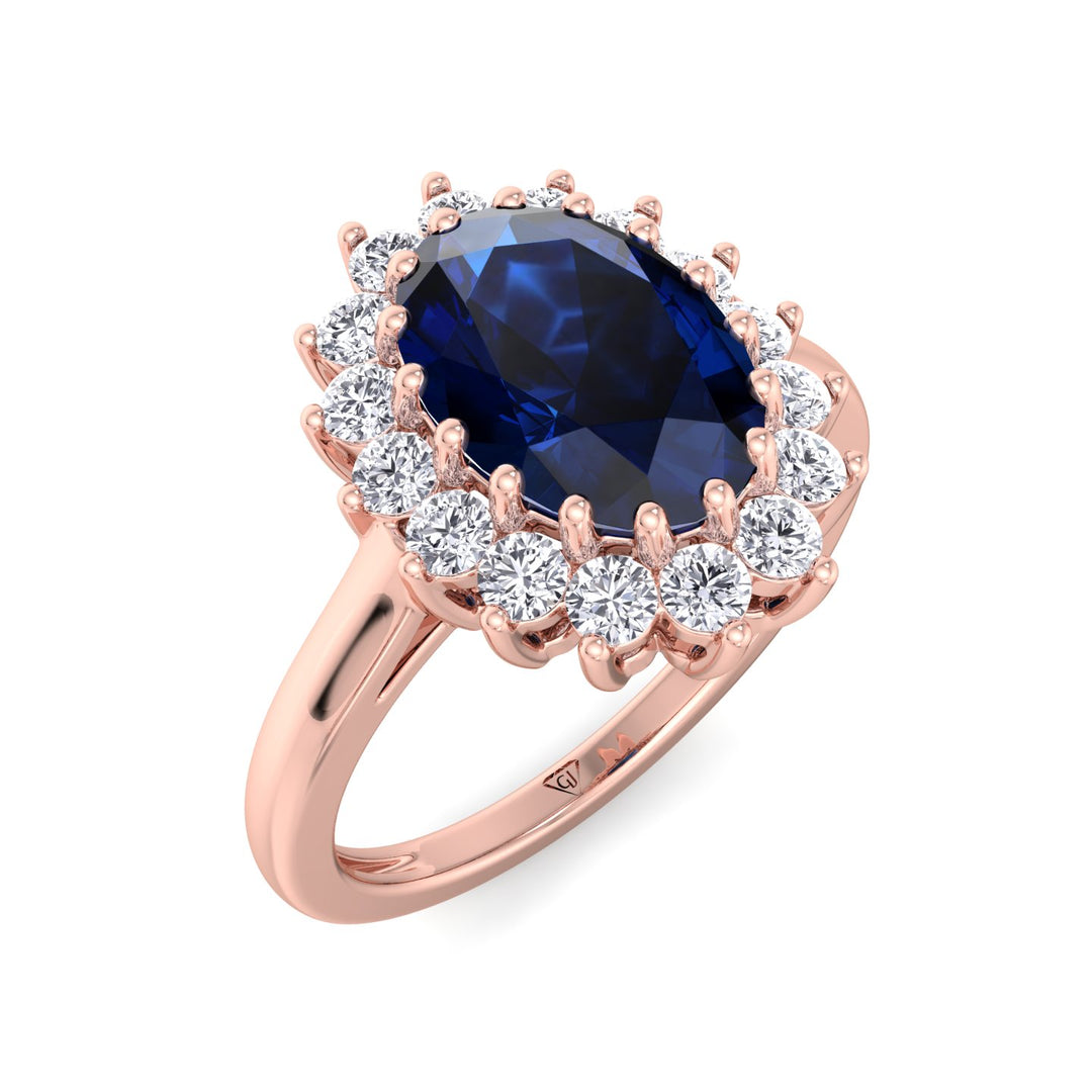 3.85ctw-oval-cut-blue-sapphire-with-round-diamond-halo-engagement-ring-in-solid-rose-gold