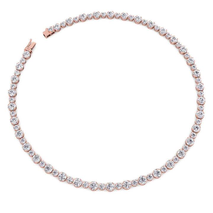 alternating-size-diamond-tennis-necklace-in-14k-rose-gold