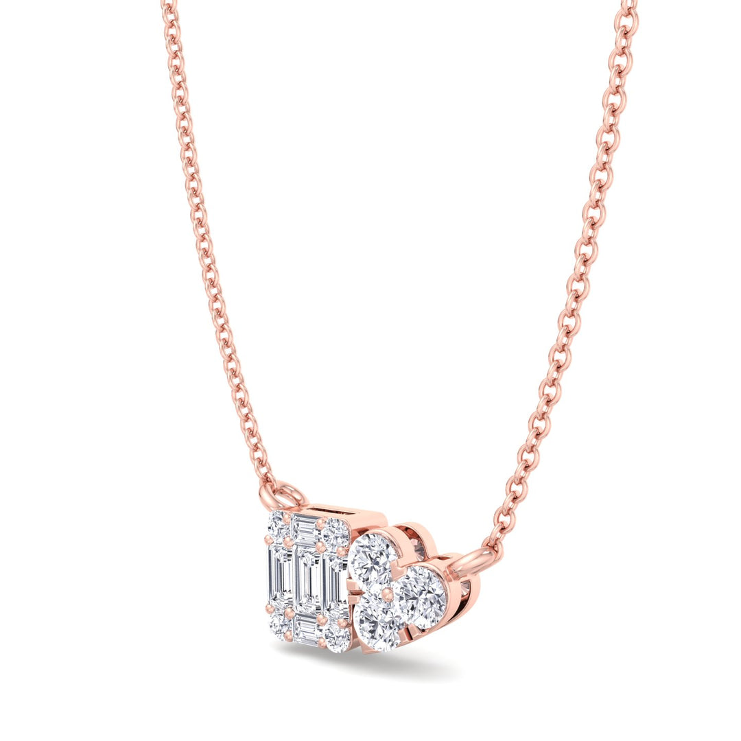 heart-emerald-shape-cluster-diamond-pendant-necklace-in-rose-gold