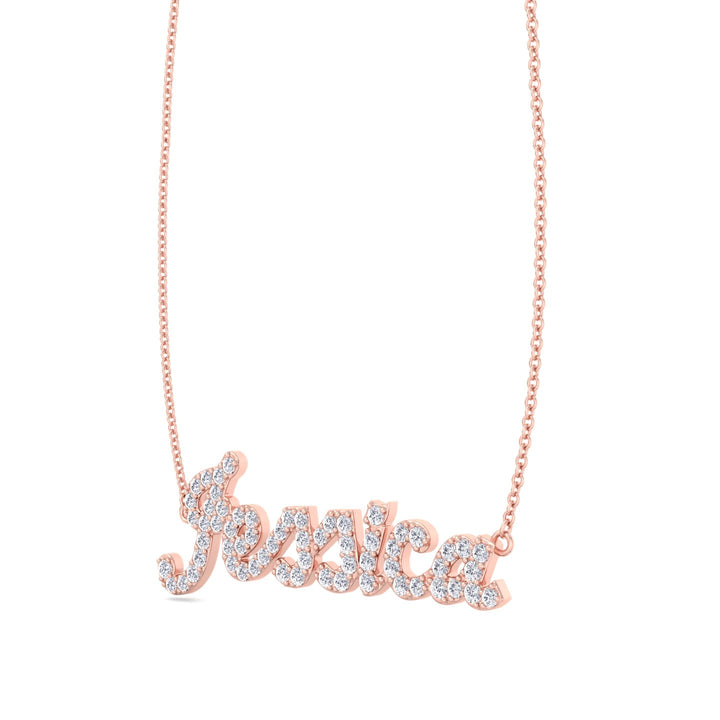 custom-diamond-name-pendant-necklace-in-rose-gold-with-chain