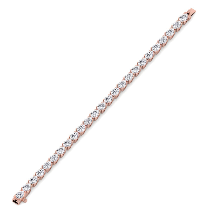 pear-shape-prong-setting-east-to-west-diamond-tennis-bracelet-in-rose-gold