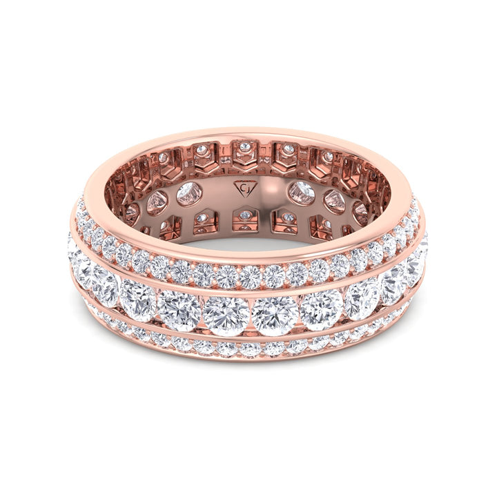 exclusive-3-row-round-diamond-eternity-band-in-solid-rose-gold