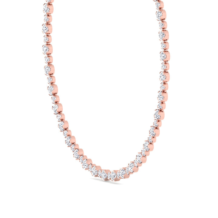 alternating-size-diamond-tennis-necklace-in-18k-rose-gold