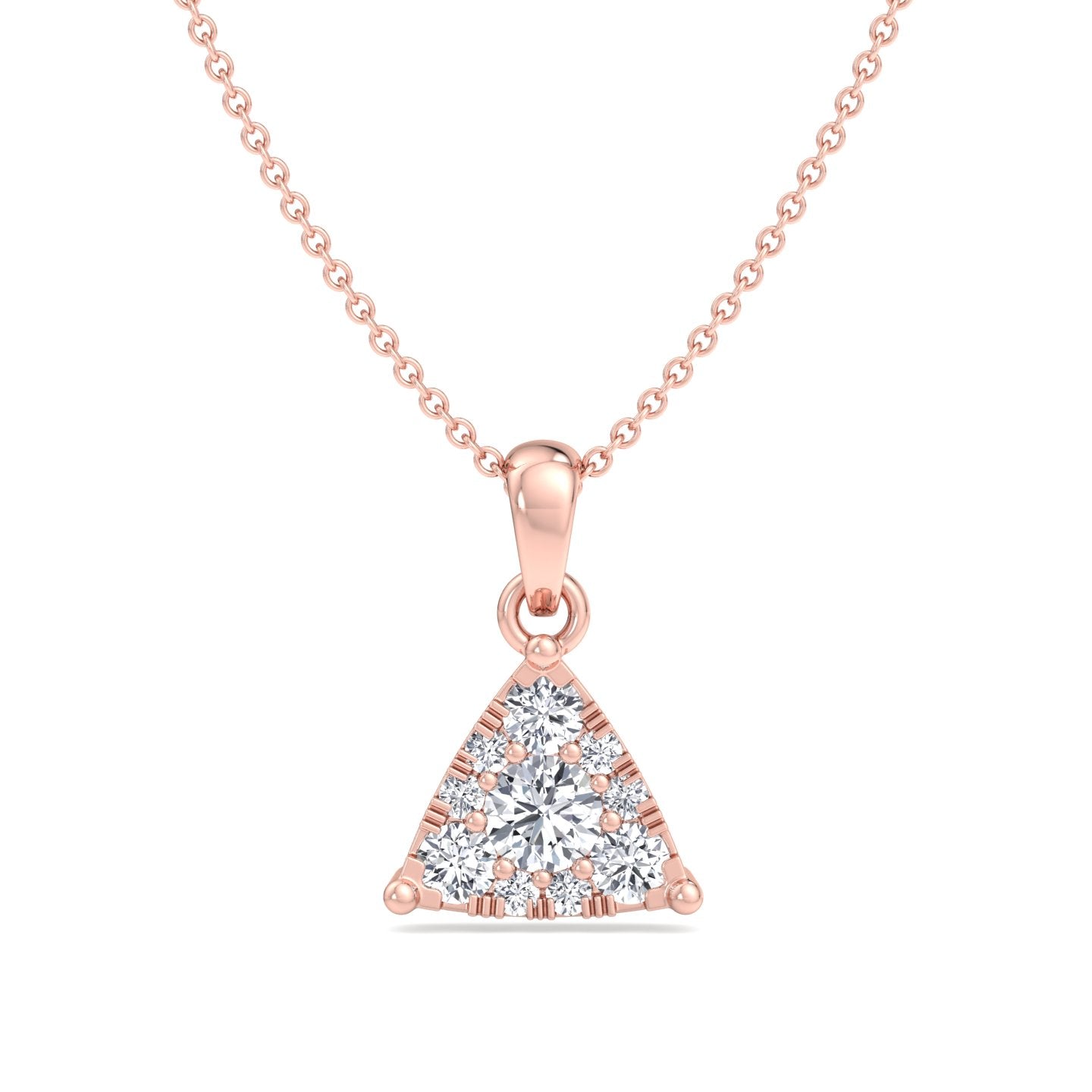 diamond-triangle-cluster-pendant-necklace-in-rose-gold