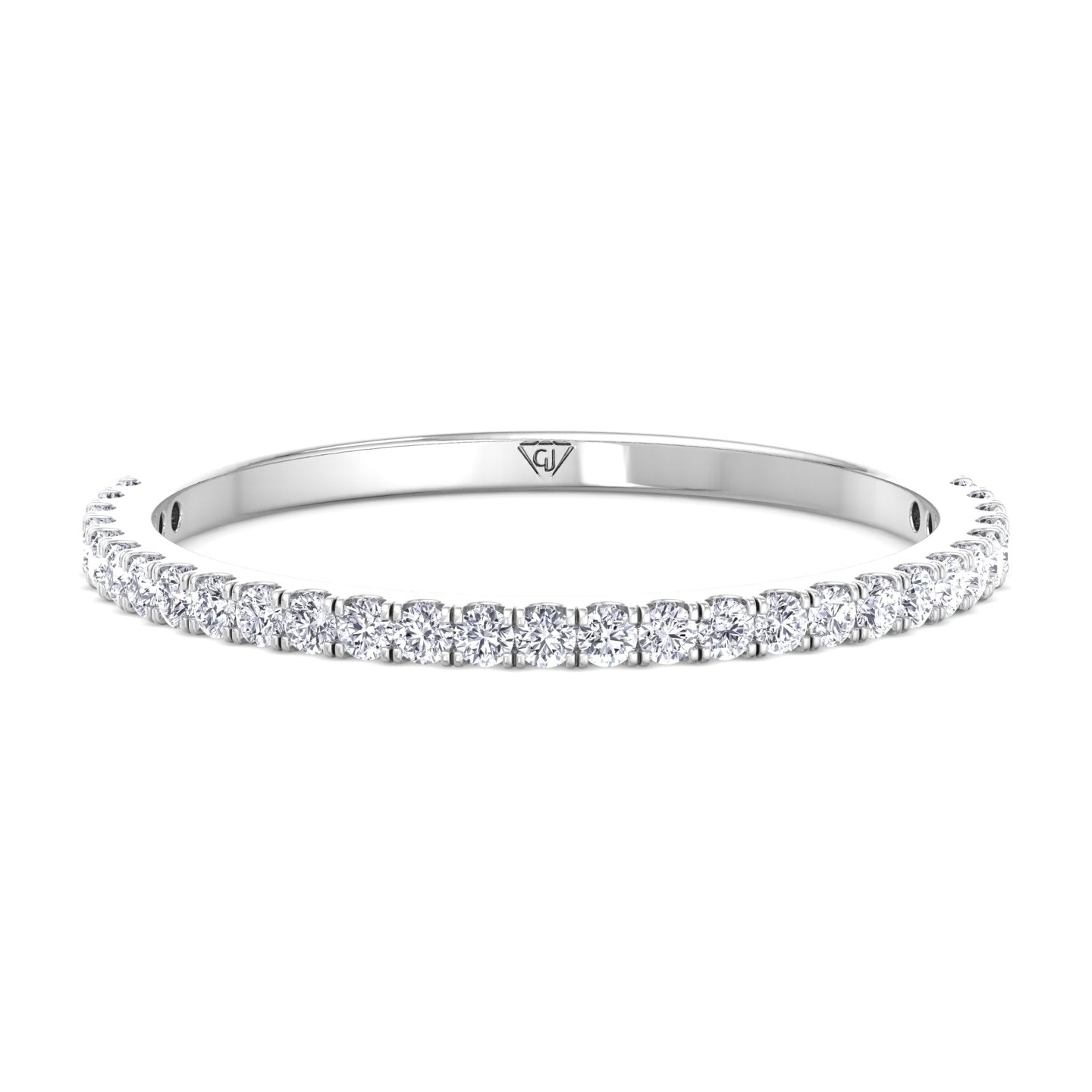 Bella - 0.25CT Dainty Natural Diamond Band - Gem Jewelers Co