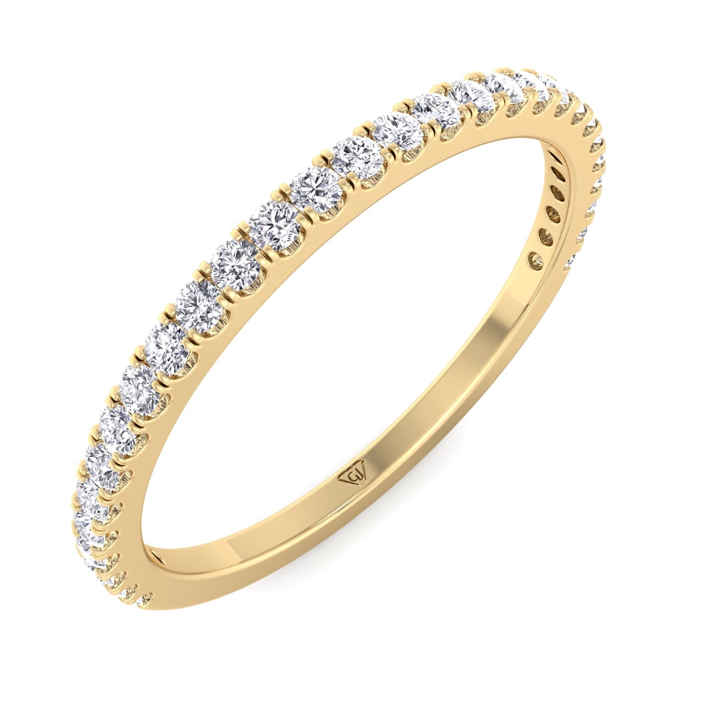 0.25ct-round-cut-diamond-dainty-band-yellow-gold