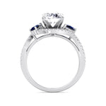 2.85ctw-round-cut-diamond-engagement-ring-with-halo-blue-sapphire-pear-shape-sidestones-in-platinum