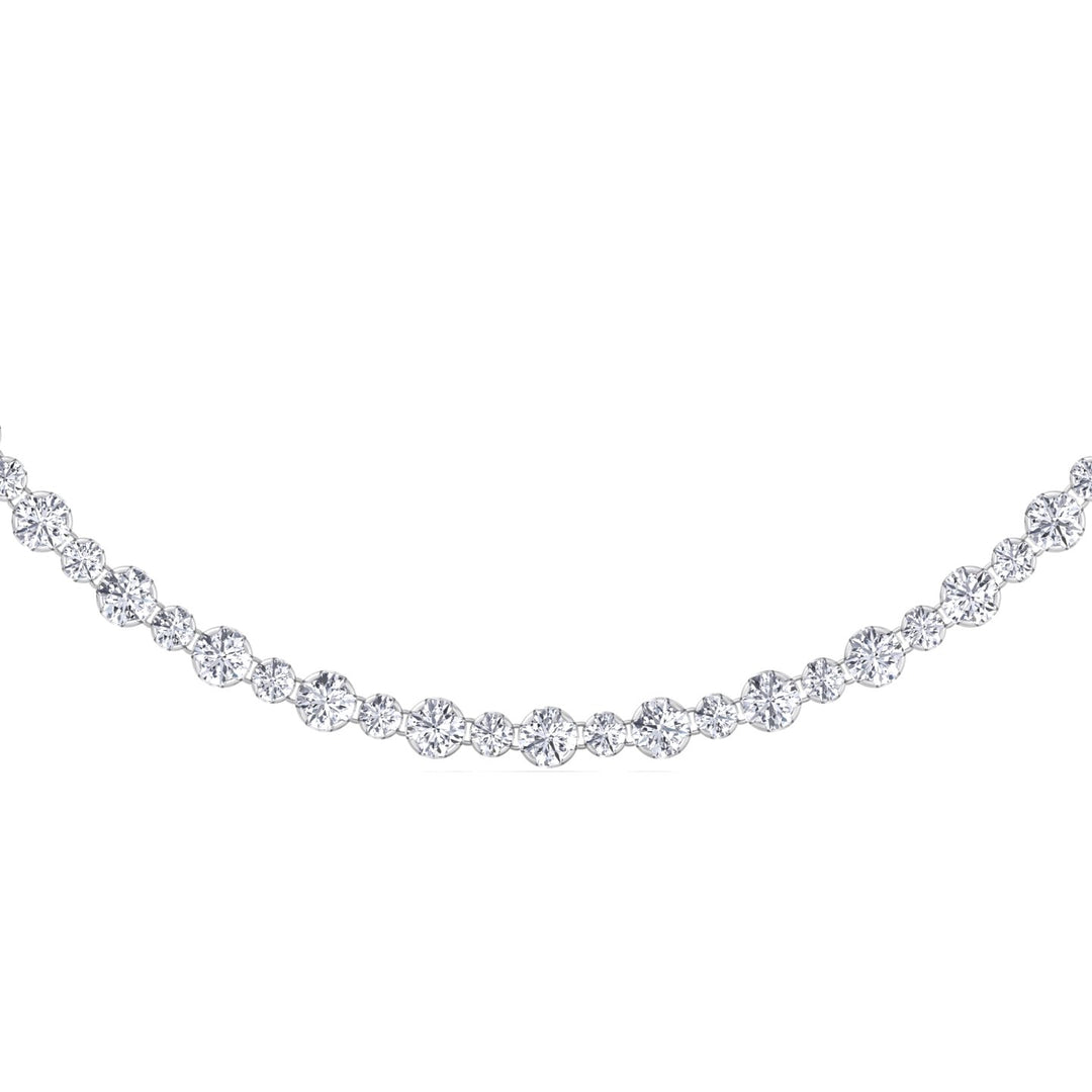 alternating-size-diamond-tennis-necklace-in-solid-white-gold