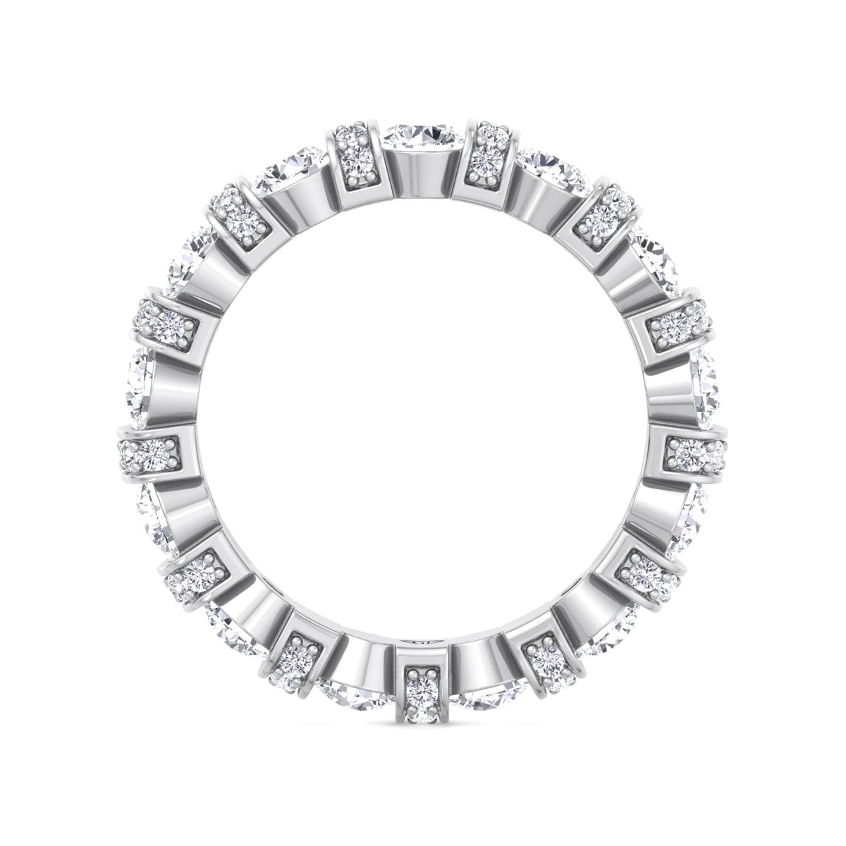 round-cut-diamond-bar-set-eternity-band-with-pave-accents-in-platinum