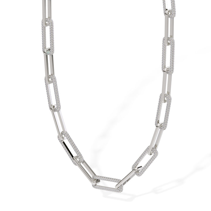 diamond-paperclip-link-necklace-in-white-gold
