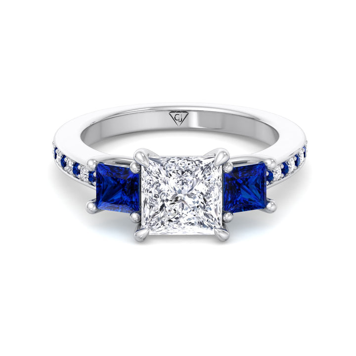 3-20-carat-total-weight-princess-cut-diamond-engagement-ring-with-blue-sapphire-sidestones-white-gold