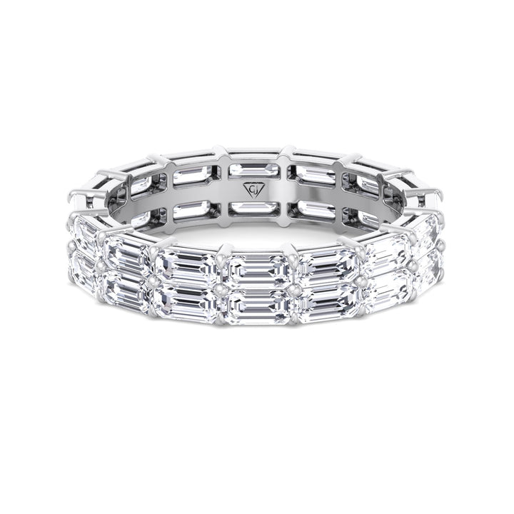 double-row-east-to-west-emerald-cut-diamond-eternity-band-in-platinum