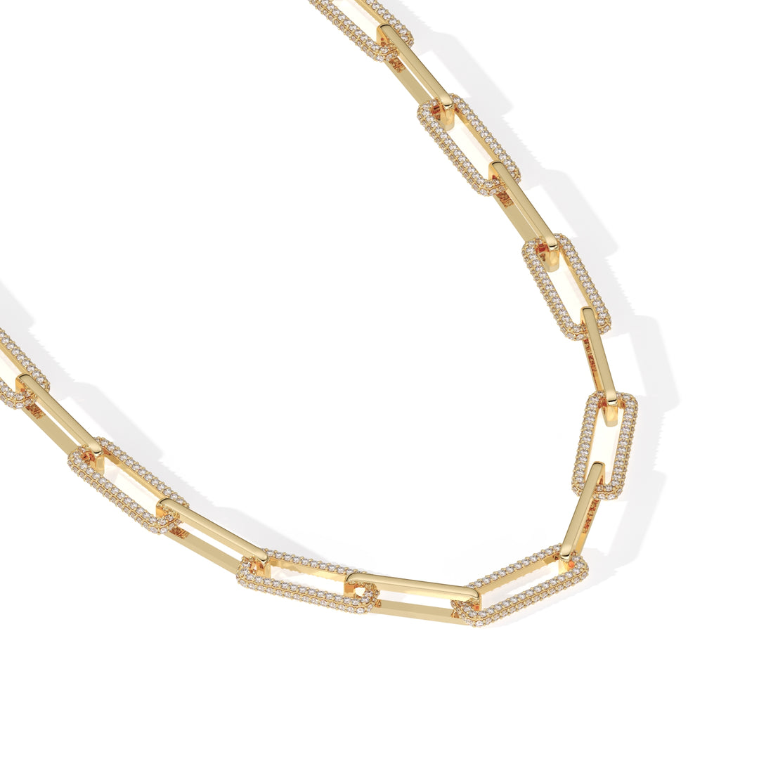 diamond-paperclip-link-necklace-in-yellow-gold