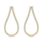 Macha - 2.40CT Teardrop Shape Diamond Fashion Earrings - Gem Jewelers Co