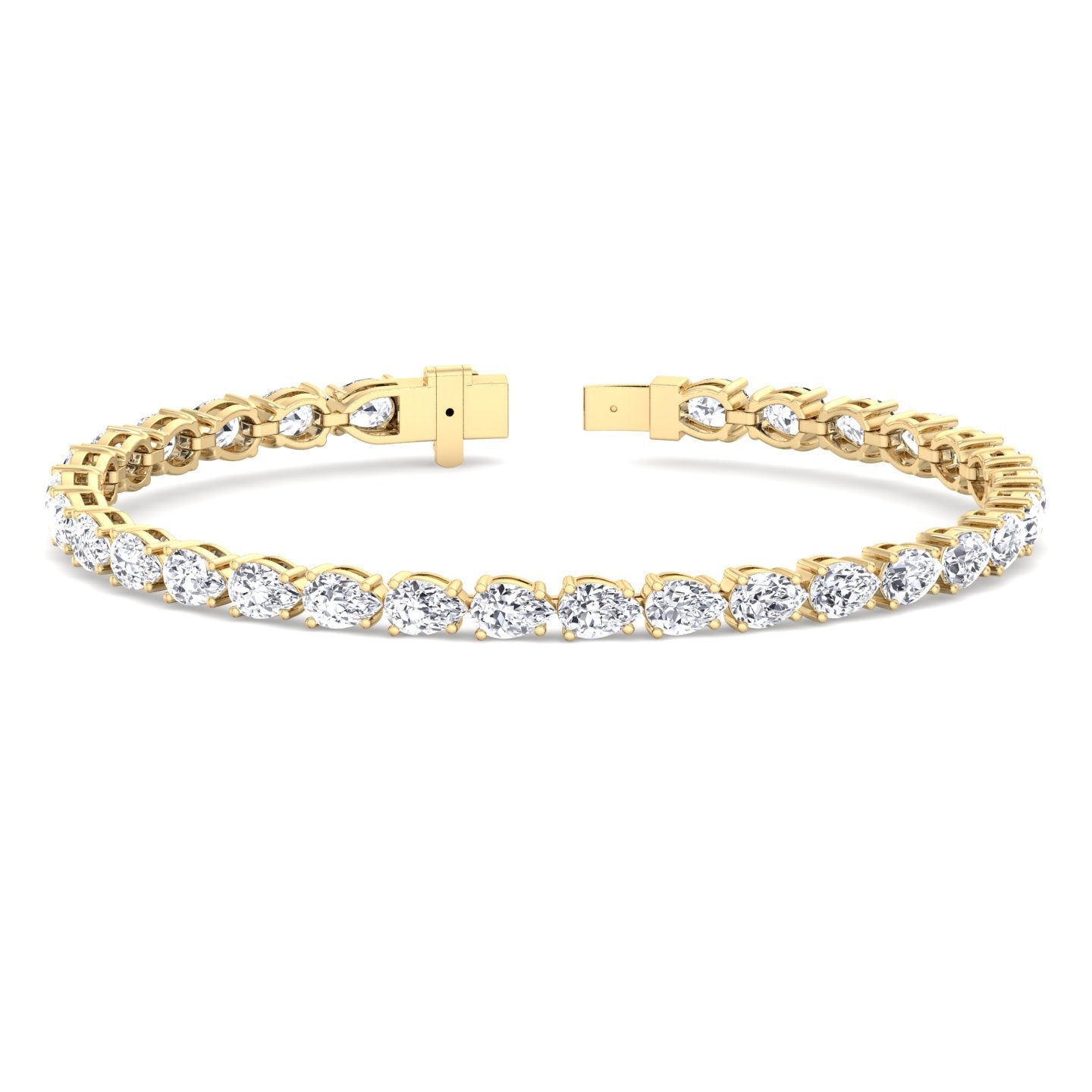 pear-shape-east-to-west-diamond-tennis-bracelet-14k-yellow-gold