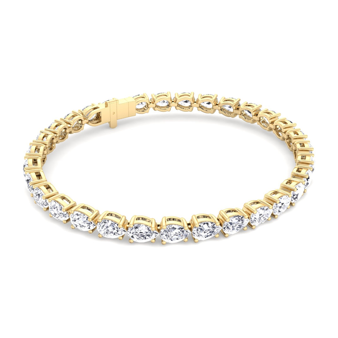 pear-shape-east-to-west-diamond-tennis-bracelet-solid-yellow-gold
