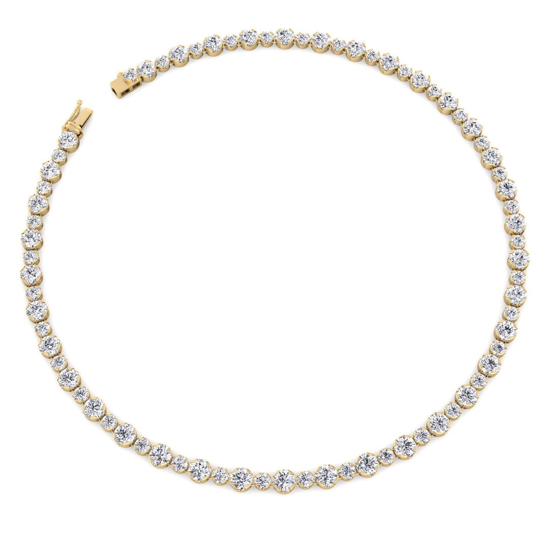 alternating-size-diamond-tennis-necklace-in-solid-yellow-gold