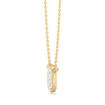 Cerchio - 1.24Ct T.W Pave Circle Pendant Diamond Necklace - Gem Jewelers Co