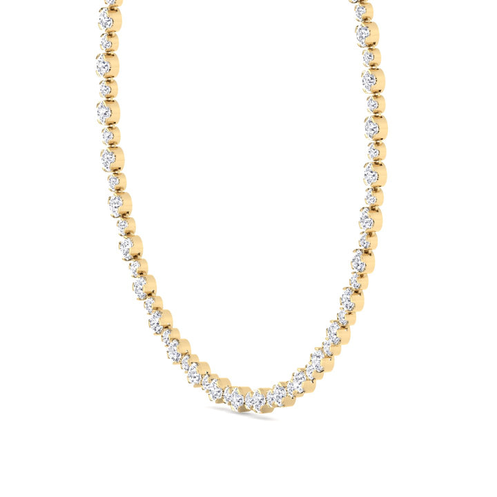  alternating-size-diamond-tennis-necklace-crown-prong-setting-in-solid-yellow-gold