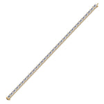 Wally - 10.50CT T.W East To West Emerald Cut Natural Diamond Tennis Bracelet - Gem Jewelers Co