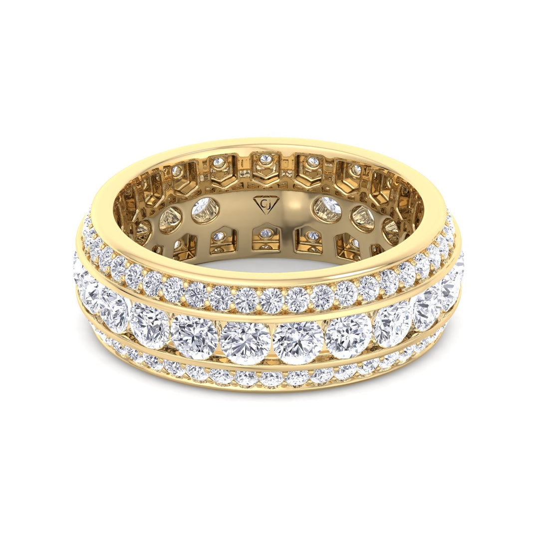 exclusive-3-row-round-diamond-eternity-band-in-solid-yellow-gold