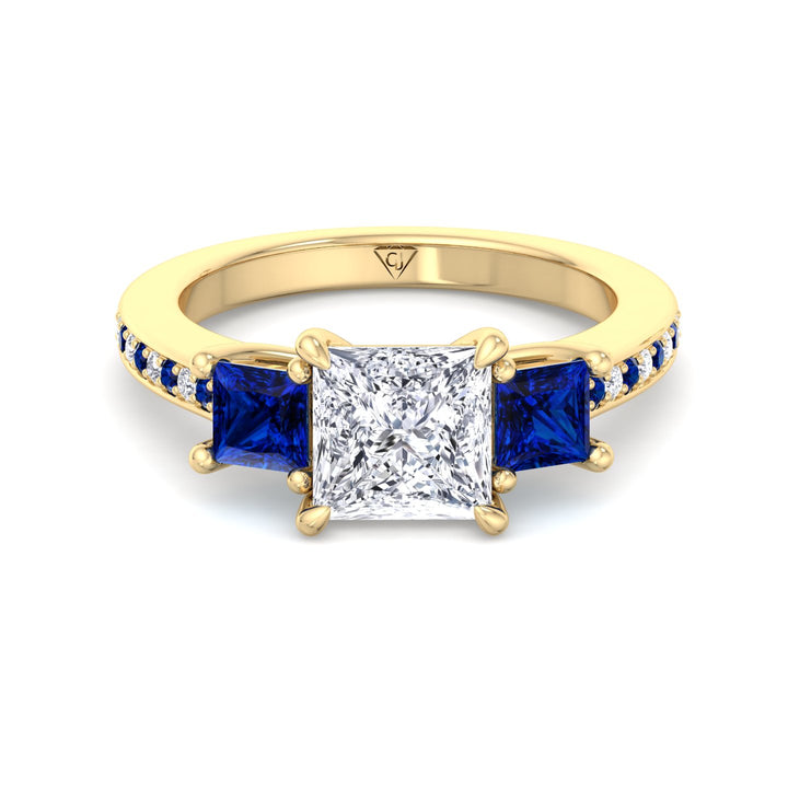 3-20-carat-total-weight-princess-cut-diamond-engagement-ring-with-blue-sapphire-sidestones-yellow-gold