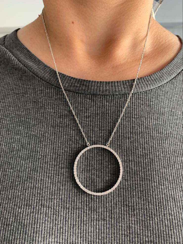 rose-gold-big-circle-diamond-necklace-pendant